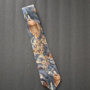 Philippe Vensome FRANCE 100% Silk Floral Vintage Silk Neck Tie